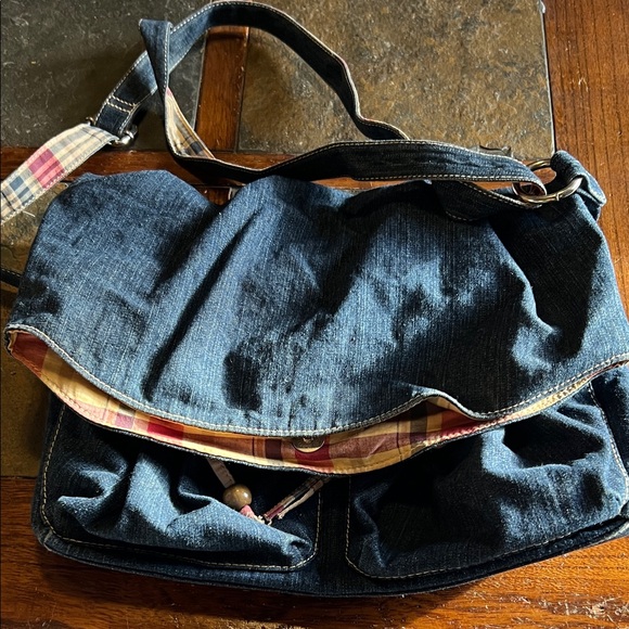Stylish Denim Shoulder Bag - Picture 5 of 9